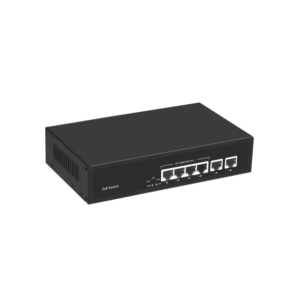 Gigabit 4 Ports Poe Switch IEEE 802.3af/at Standard 65W Poe Network Switch