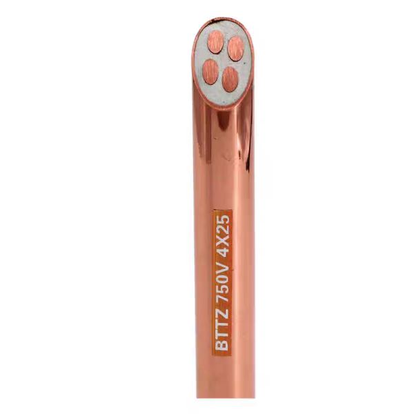 BTTZ Rigid Fire Resistant Wire With Copper Conductor XLPE Insulation