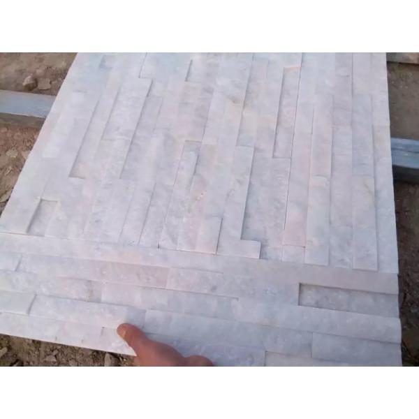 Hottest Natural Stacked Stone, Wall cladding stone, White Quartzite Ledgstone Tiles
