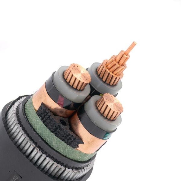 630mm2 4 Core XLPE Armoured Cable Copper Conductor For Industrial Power Distribution