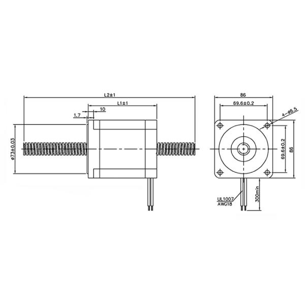 nema 34 linear stepper motor