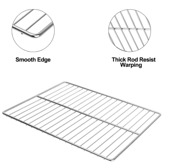 0.5mm-5.0mm Wire Charcoal BBQ Grill Wire Mesh Grates 100*200mm 300*500mm