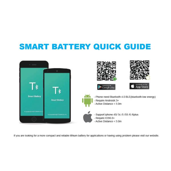 Rechargeable 12V200Ah Bluetooth Lithium Battery High Security for RV and Car Usage Lifepo4 Material