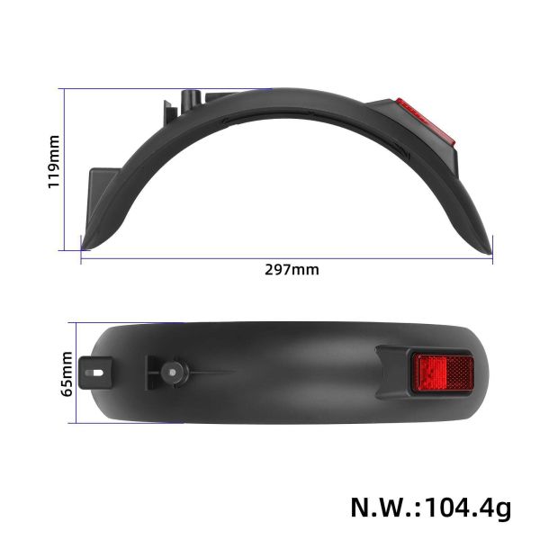 Original 48v Scooter Rear Fender Protection for Xiaomi 4Lite 2nd Generation Electric Scooter Parts