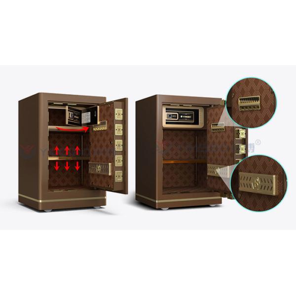 Dual Alarm Office Small Safe Box OEM H600mm Smart Fingerprint Lock
