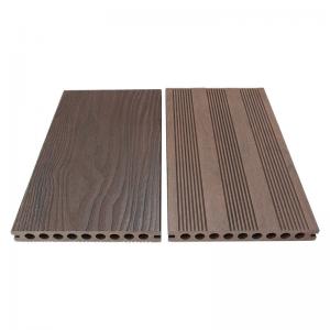 China Free Maintenance WPC Hollow Composite Deck Board Colored Composite Lumber 200*25mm on sale