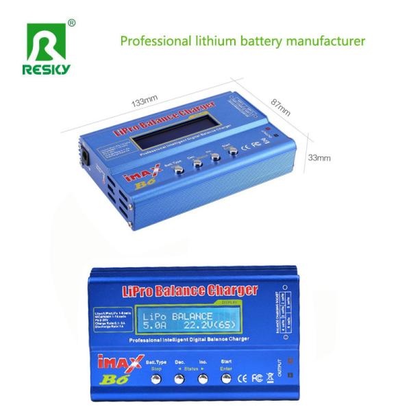 Lithium Battery RC Balance Charger Imaxb6 80W 6A 7.4V 11.1V 14.8V 18.5V 22.2V