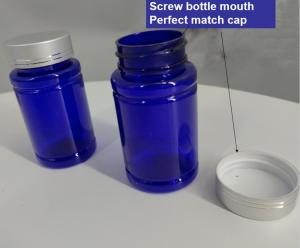 Buy cheap Cod Liver Oil fish oil Plastic capsule medicine Bottle PET 120ml Empty Supplement Vitamin Capsule Pill Plastic Bottle product