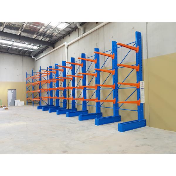 Durable Adjustable Arm Cantilever Rack for Heavy Loads in Industrial Environments