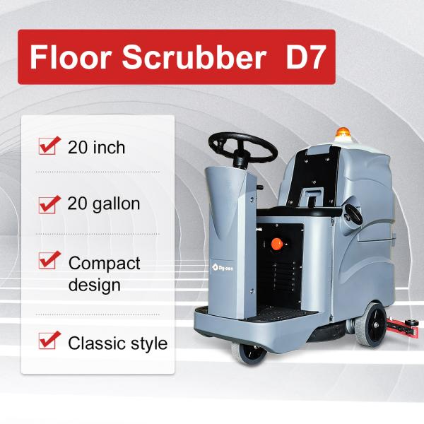 Convenient Ride On Floor Scrubber