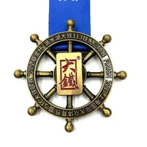 Buy cheap International Ironman 113 Custom Triathlon Medals / Spinning Medal from wholesalers