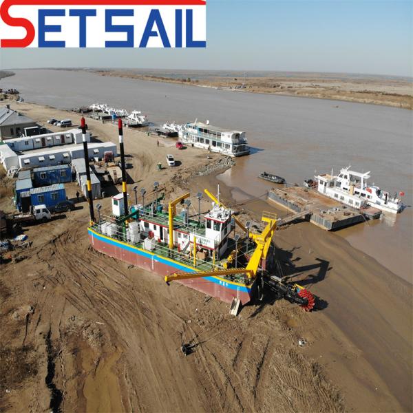 Hydraulic Pump Control Wheel Bucket Sand Dredger for Reservoir