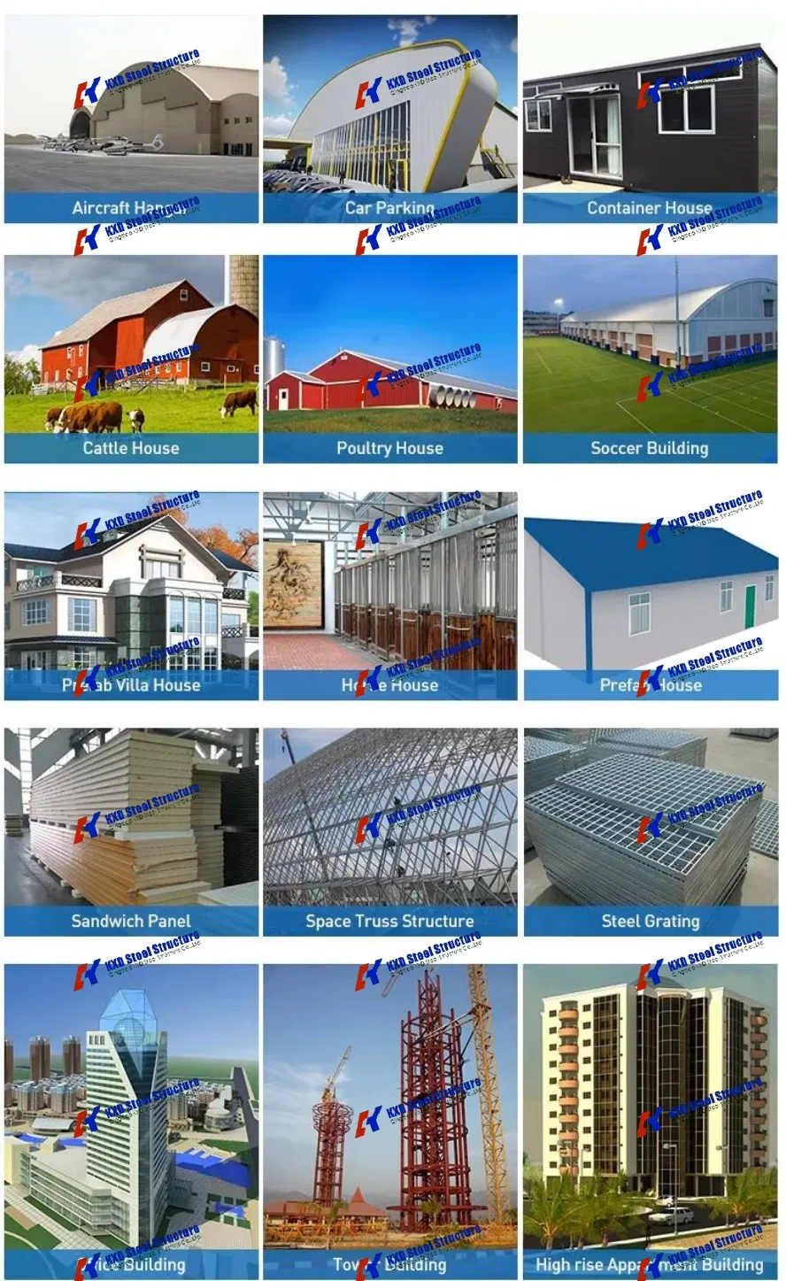 Steel Structure Prefab Warehouse (KXD-SSW215)