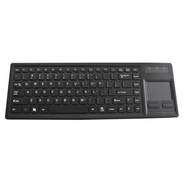 USB PS2 86 Keys Plastic Industrial Keyboard With Ruggedized Touchpad