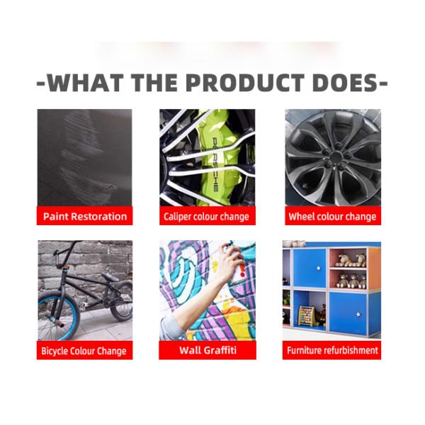Professional Car Paint Spray 450ml No Electroplating Process With Stable Formula