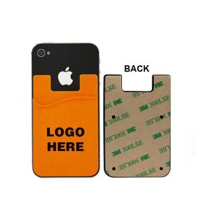 Buy cheap New product promotional Sticker silicone smart wallet mobile/cell phone credit card holder product