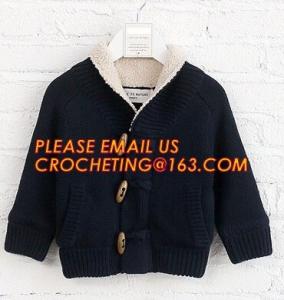 Buy cheap Stylish warm korean fur knitted new style, kid coat sweaters, China manufacturer quality new design wool baby sweater de product