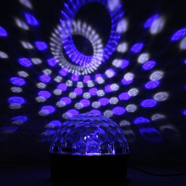 RGB / RGBW Magic Ball LED Christmas Light 20 Watt Sound Activated With Stepper Motor