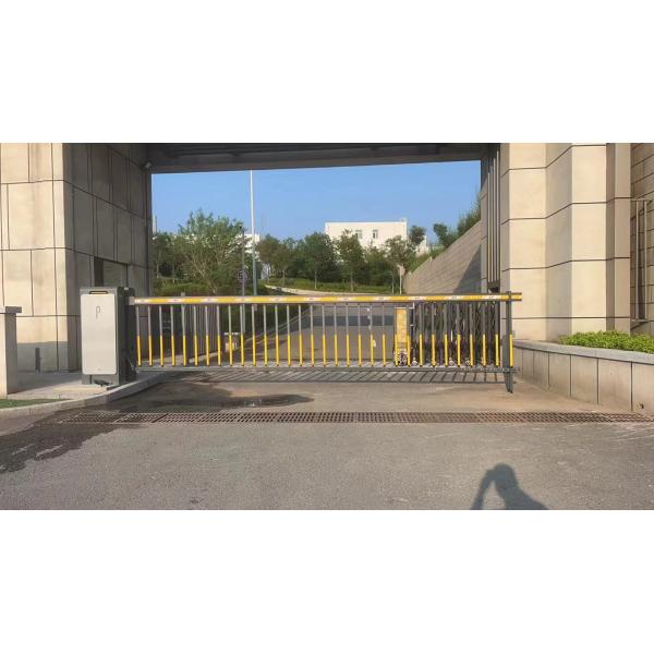 Crash Rated Manual Release Button Operation Backup Battery Drop Arm Barrier Gate Access Control