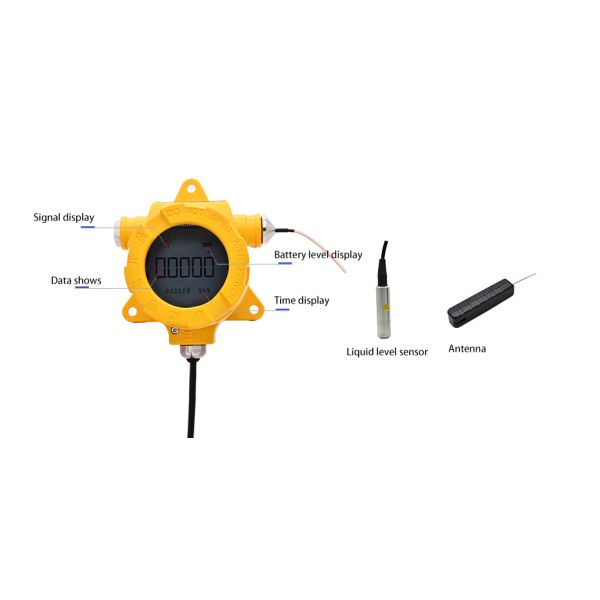 Submersible IOT Liquid Water Level Gauge Explosion Proof Wireless Communication