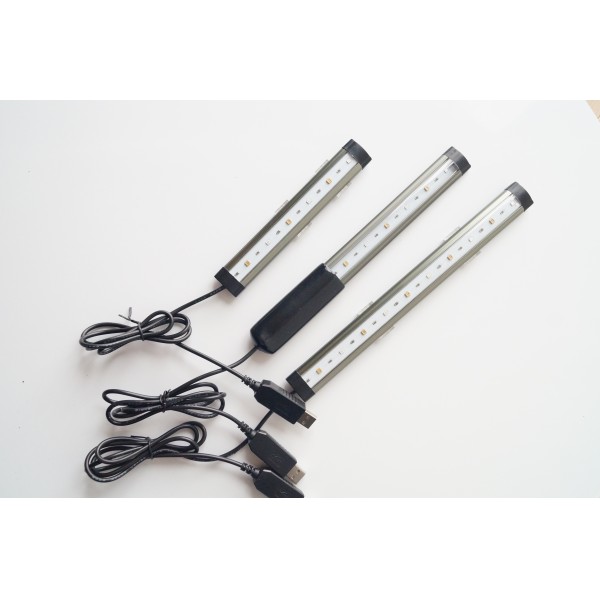 High Energy UVC LED Disinfection Light , Portable Germicidal Lamp 28x330x20mm
