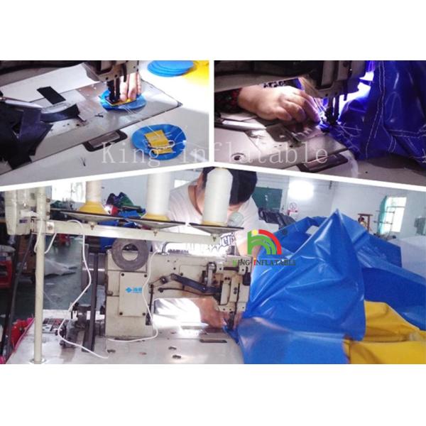 16m Long Lovely Custom Fire Ice Color Inflatable Water Slide For Adults and Kids