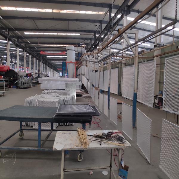 Akzonobel PVDF Expanded Metal Mesh 5.5mm 6.0mm Wall Cladding Ventilated Facades