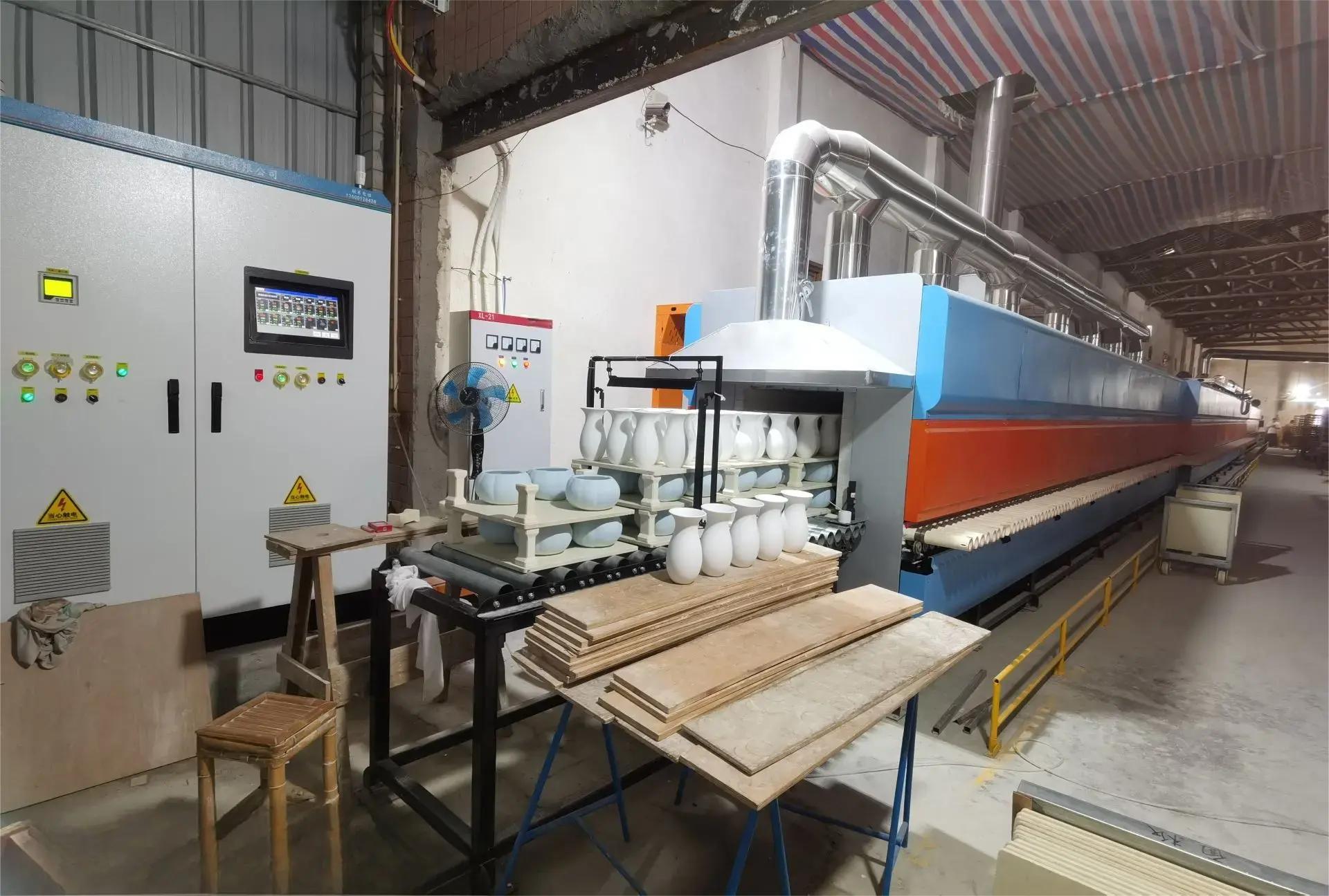 Natural Gas Heating Roller Kiln with Customized Max Temperature and Loading Pattern