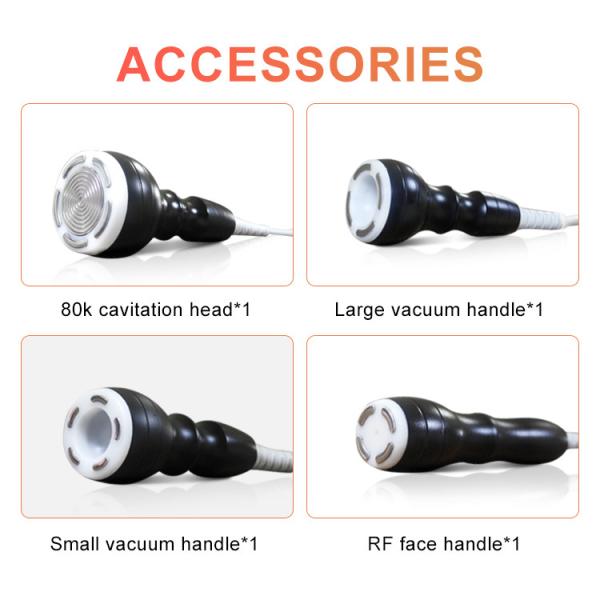 4 In 1 Ultrasonic Cavitation Machine 80k Body Shaping RF Cavitation Slimming Machine