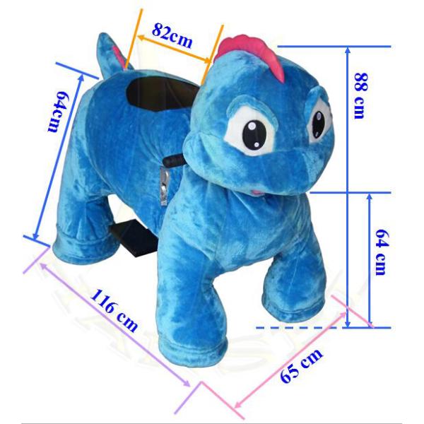 Hansel fast profits battery operated zoo animal toys walking animal scooter ride theme park equipment for sale