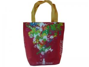 Buy cheap Red Cola Oxford Fabric Carrier Bags, Eco Friendly Shoppng Bag With Nylon Handle product