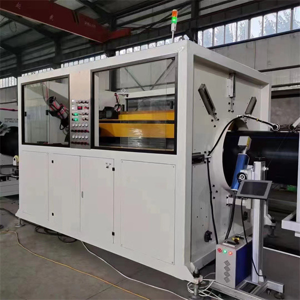 Industrial Plastic Pipe Machine 60KW HDPE Pipe Extrusion Plant