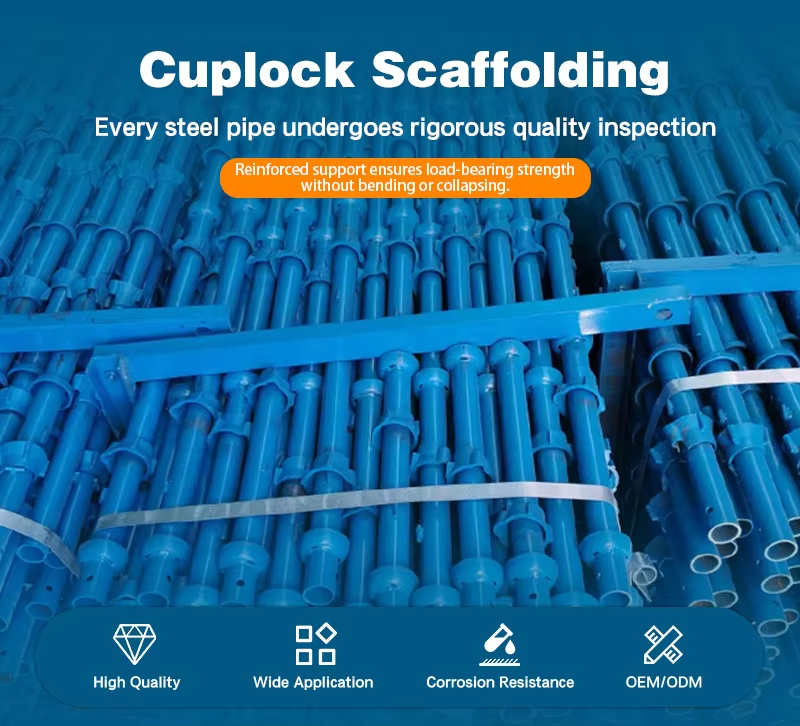 Customizable Quick-assembly 3.0m Upright Bowl-lock Scaffold System for Bridge and Tunnel Engineering