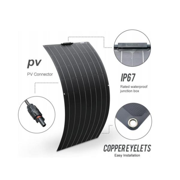 Off Grid Flexible Solar Panel Kit 150w 18V