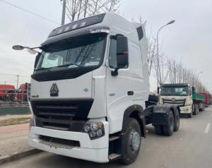 China HOWO A7 Tractor Truck 6*4 Used Diesel Engine Second Hand HOWO 371hp 30tons Tipper Truck on sale