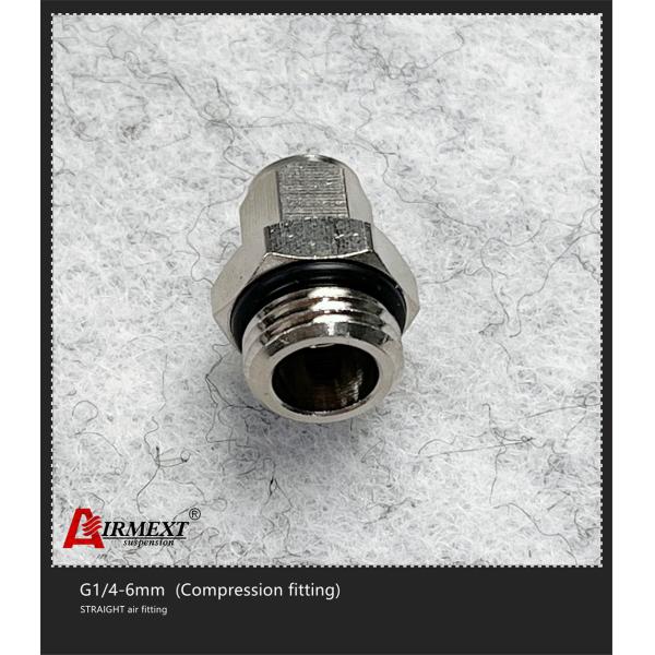 G1/4-6mm Quick Connect Air Fittings Straight Compression Fitting