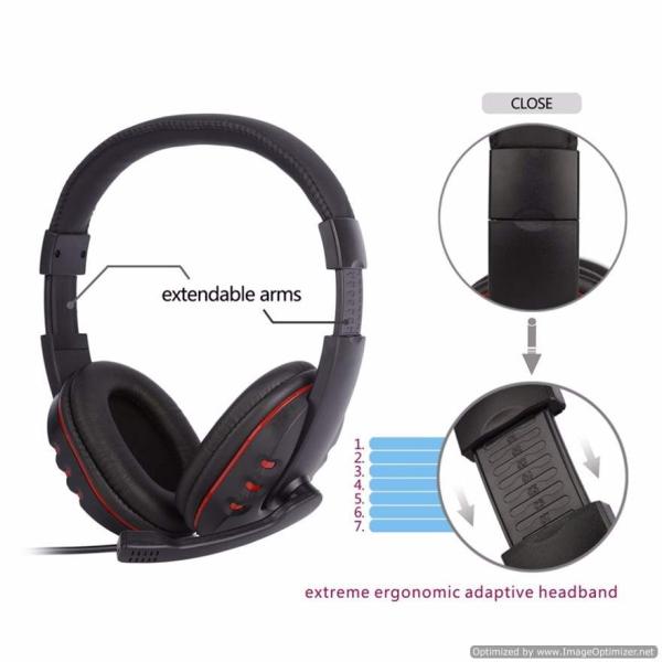 Producentre Over-The-Ear Headphones - Hi-Fi Over-Ear Noise-Isolating Closed Monitor Stereo Headphone with mic for game