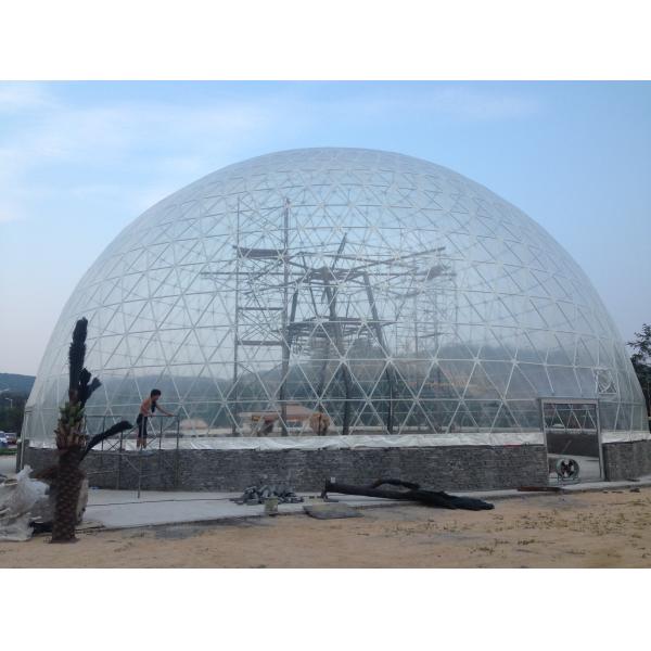 35m Aluminum Structure Transparent Large Dome Tent With PVC Coated