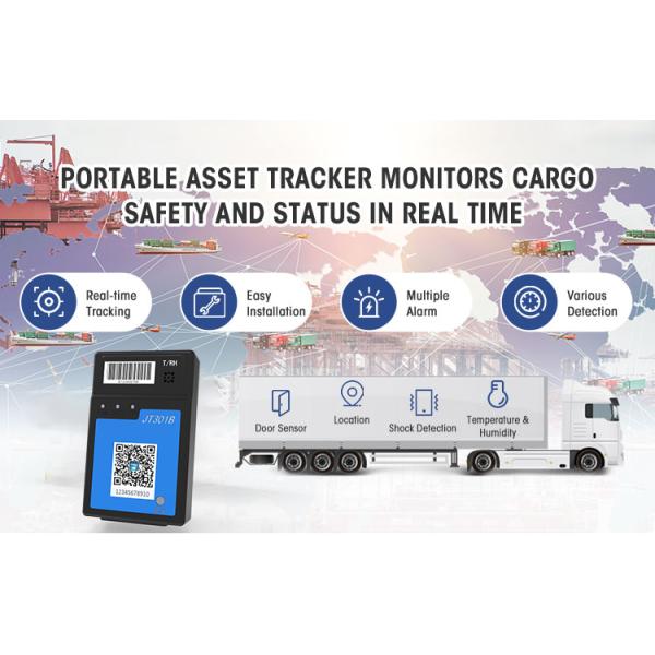 JT301B 4G Container GPS Tracking Device With Temperature Humidity Sensor All In One