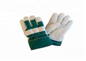 China Full Leather Palm Work Gloves , A Grade Hand Work Gloves Customized Logo on sale