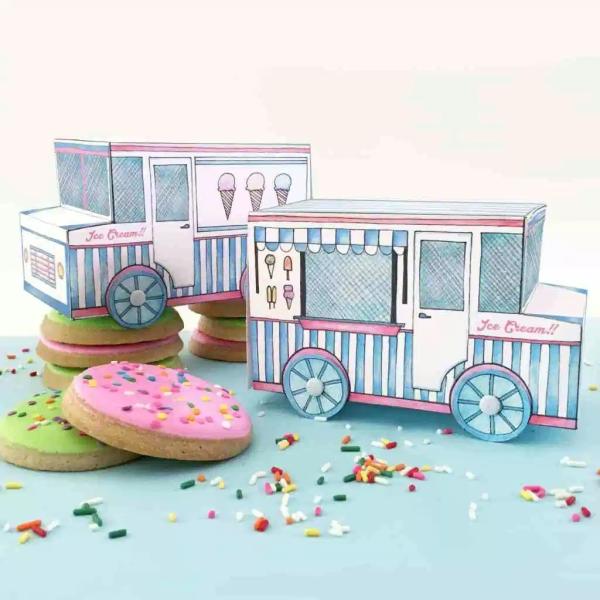 House Shape Paper Sweet Box Cookie Packing With Customized Printing