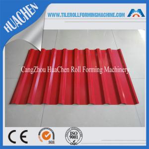 China Horizontal Corrugated Roll Forming Machine Roof Sheet Making High Speed on sale