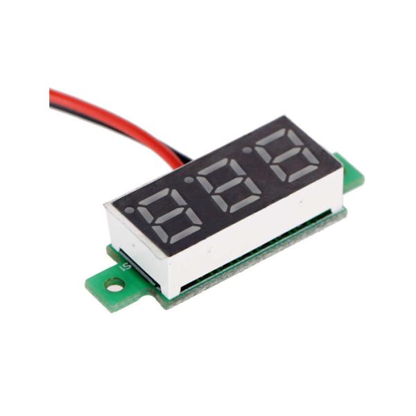 Small Size 0.28" DC 2.5-30V Arduino Sensor Module Digital Voltmeter LED Voltage