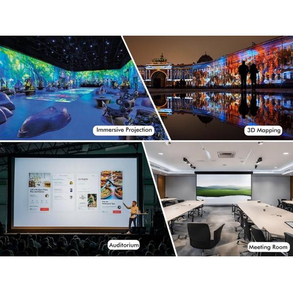 SMX 10000 Lumens 4K Professional 3LCD Laser Projector with Interchangeable Lenses