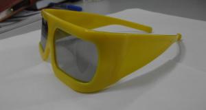Buy cheap Thicken Plastic Linear Polarized 3D Glasses For 3D TV , Anti Reflective product