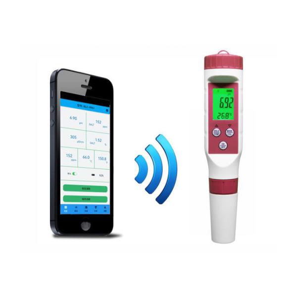 4 In 1 EC Pen Type Bluetooth PH Meter APP Control TDS Water Quality Detector