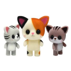 China Custom Flocking Plastic Animal Toy Cartoon Mini PVC Blind Box Flocked Figurines on sale