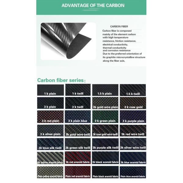 Custom Cut 100% 3K Carbon Fiber Plate With Structural Stability And Insulating Qualities