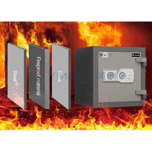 Grade 1 Burglary Fireproof Safe Box 2 Hour Fireproof Solid Steel Construction