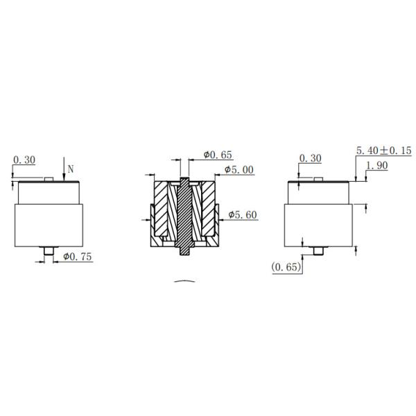 2A Round Magnetic Connector DIP Magnetic Electrical Connectors Customized